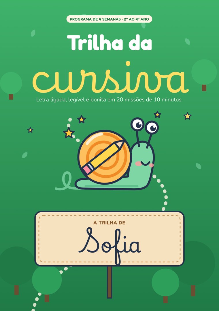 Capa floresta com o nome Sofia